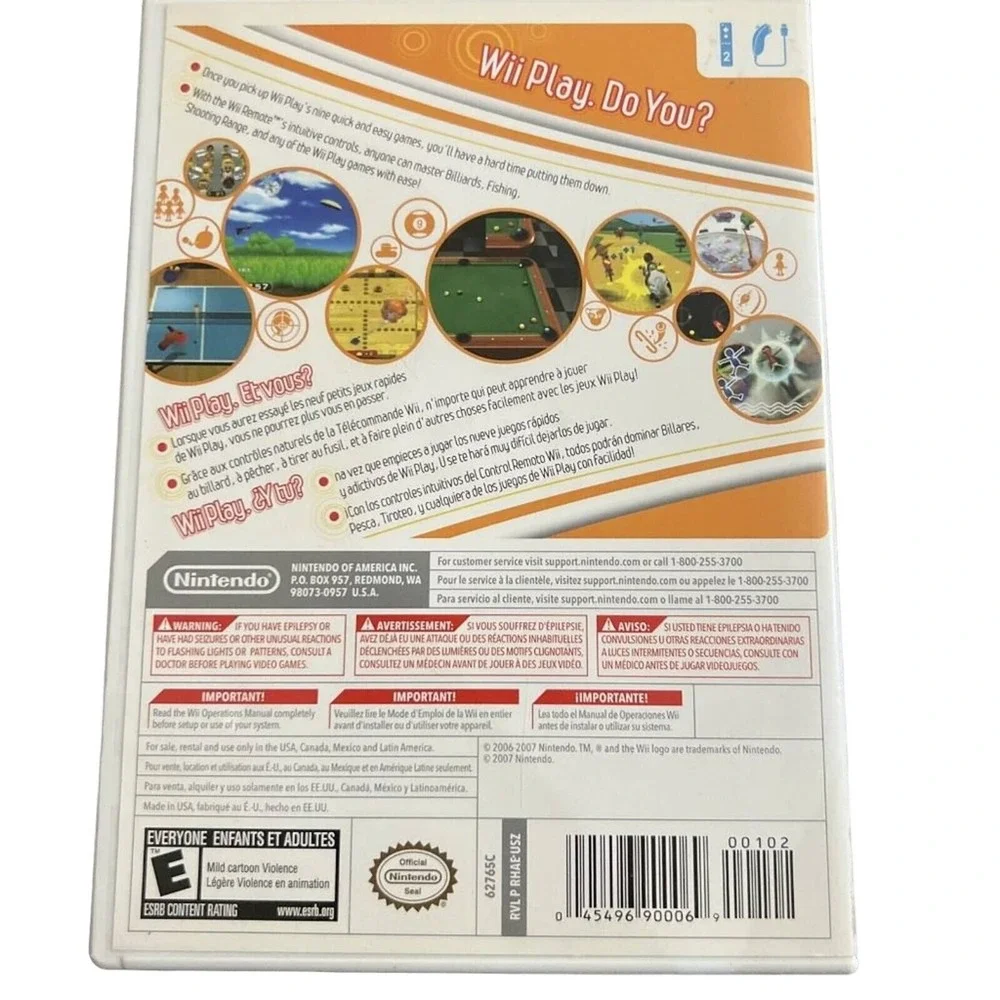 Wii Play (Wii, 2007)‎ Complete